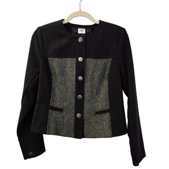 CAbi Media Textured Blazer Jacket Size Small - Picture 1 of 7